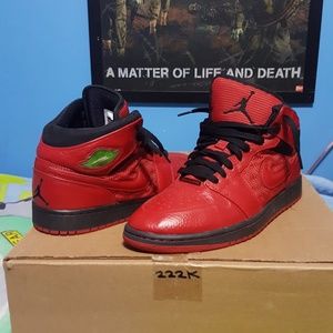 Used 2012 Jordan 1 Gym Red TXT 97 Mens 10